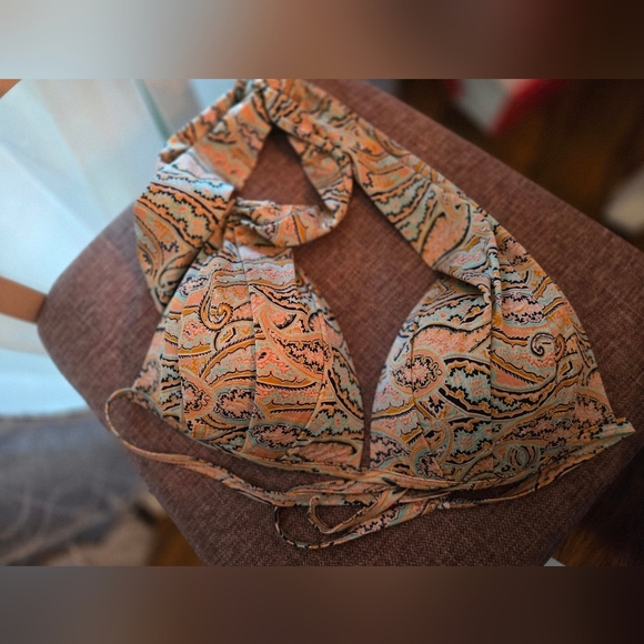 Athleta Multicolor Halter Bikini Top - Picture 1 of 4